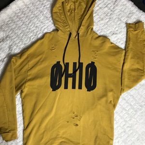 ASOS Men’s Mustard Pullover Ohio Hoodie